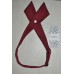 Nodykka Tie for Men Women,Nodykka Pre Tied Adjustable Cross Tie Criss-Cross Bowtie for Girl Boy - Wine